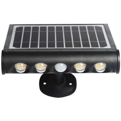 LED Solarna zidna lampa sa senzorom LED/8W/3,7V IP65 4000K 4000 mAh