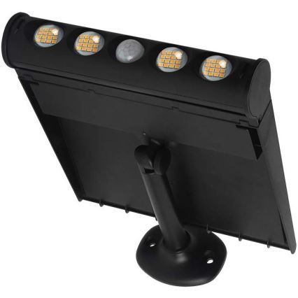 LED Solarna zidna lampa sa senzorom LED/8W/3,7V IP65 6000K 4000 mAh
