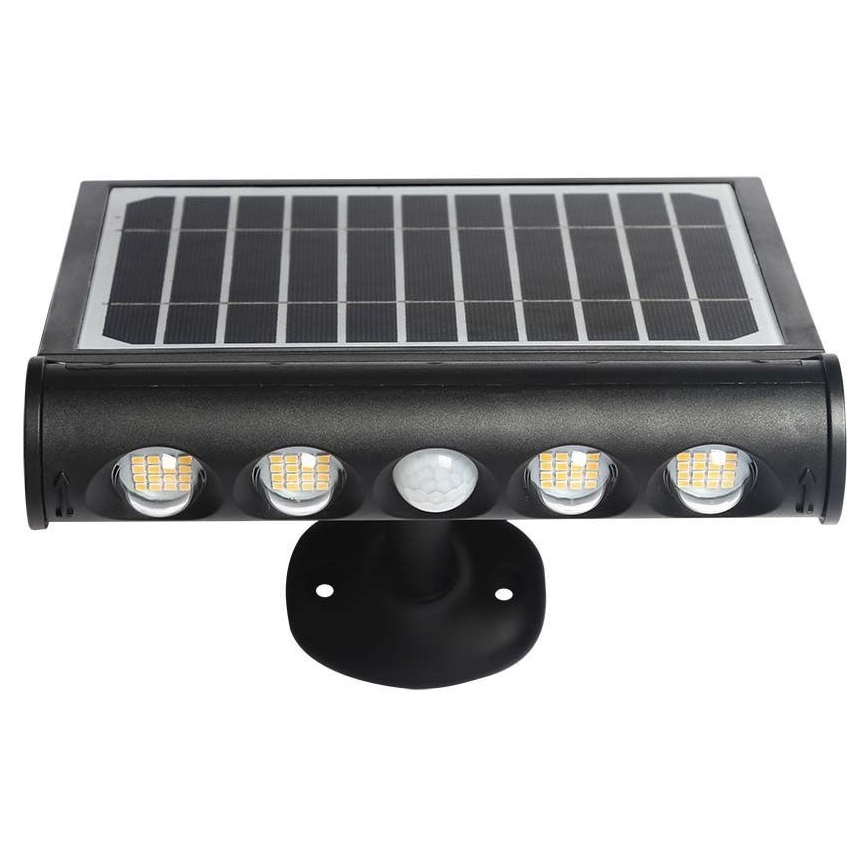 LED Solarna zidna lampa sa senzorom LED/8W/3,7V IP65 6000K 4000 mAh