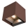 LED Solarna zidna lampa sa senzorom LED/9W/3,7V IP65 4000K braon