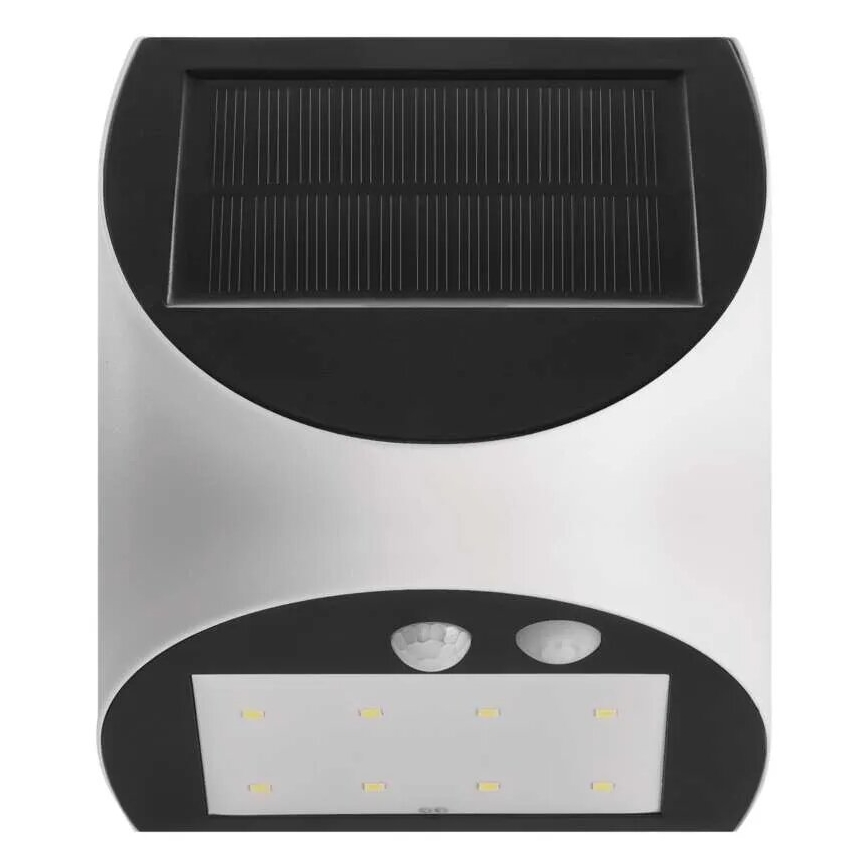 LED Solarna zidna lampa sa senzorom LUMI LED/3,7W IP54 bela