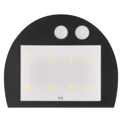 LED Solarna zidna lampa sa senzorom LUMI LED/3,7W IP54 bela