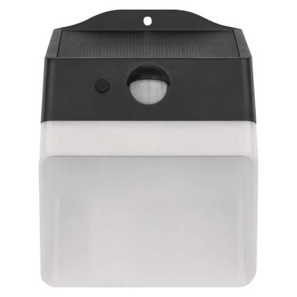 LED Solarna zidna lampa sa senzorom LUMI LED/3,7W IP65 crno