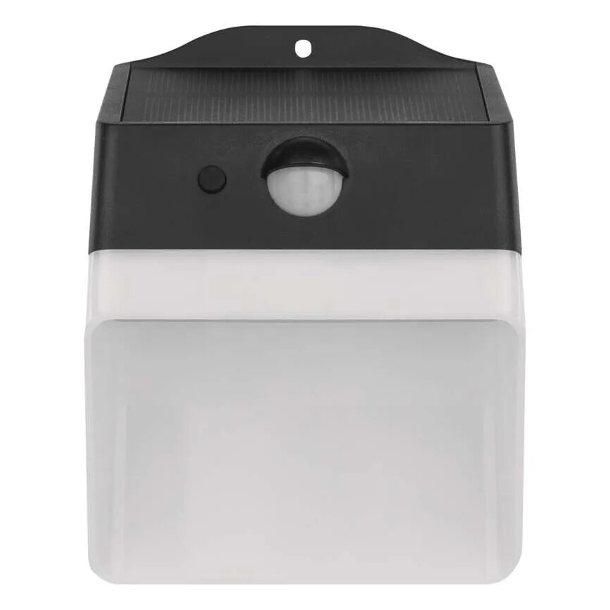 LED Solarna zidna lampa sa senzorom LUMI LED/3,7W IP65 crno
