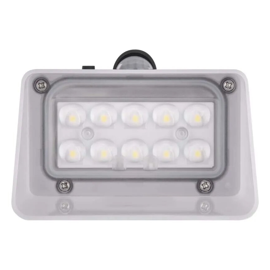 LED Solarna zidna lampa sa senzorom LUMI LED/3,7W IP65 crno