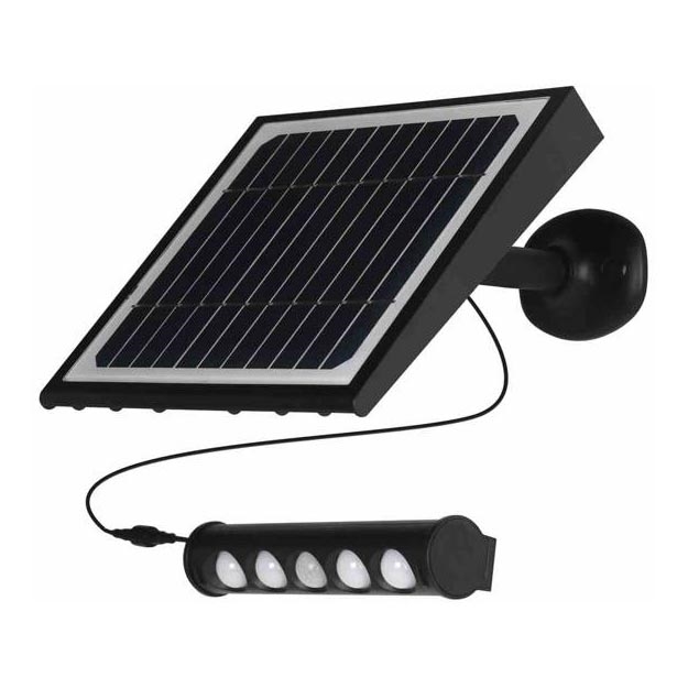 LED solarna zidna lampa sa senzorom za pokret i dan/noć LED/8W/3,7V 4000 mAh 4000K IP65