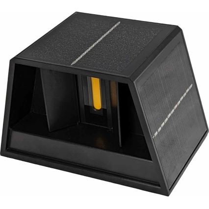 LED Solarna zidna rasveta CUBUS 2xLED/1,5W/3,7V 1500 mAh IP54