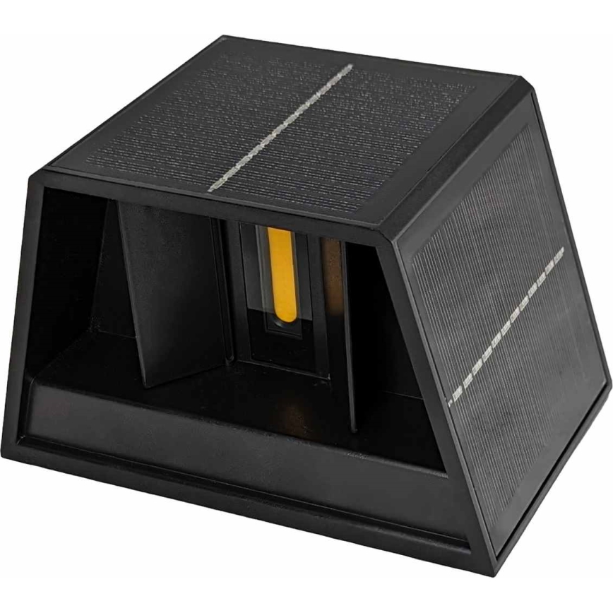 LED Solarna zidna rasveta CUBUS 2xLED/1,5W/3,7V 1500 mAh IP54