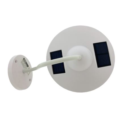 LED Solarna zidna rasveta LED/0,5W/1,2V 600 mAh IP44 bela
