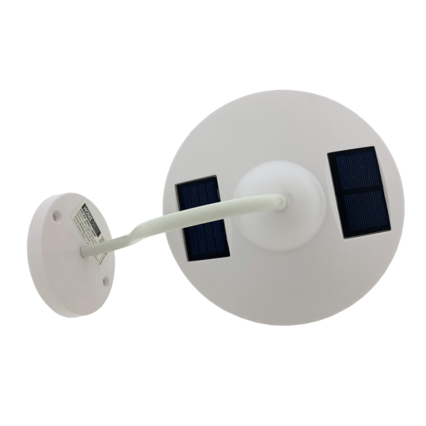 LED Solarna zidna rasveta LED/0,5W/1,2V 600 mAh IP44 bela