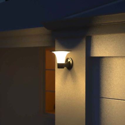 LED Solarna zidna lampa sa senzorom LED/15W/3,2V 4000K/6000K IP65