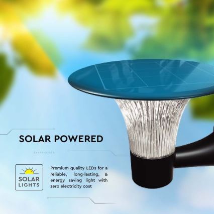 LED Solarna zidna lampa sa senzorom LED/15W/3,2V 4000K/6000K IP65
