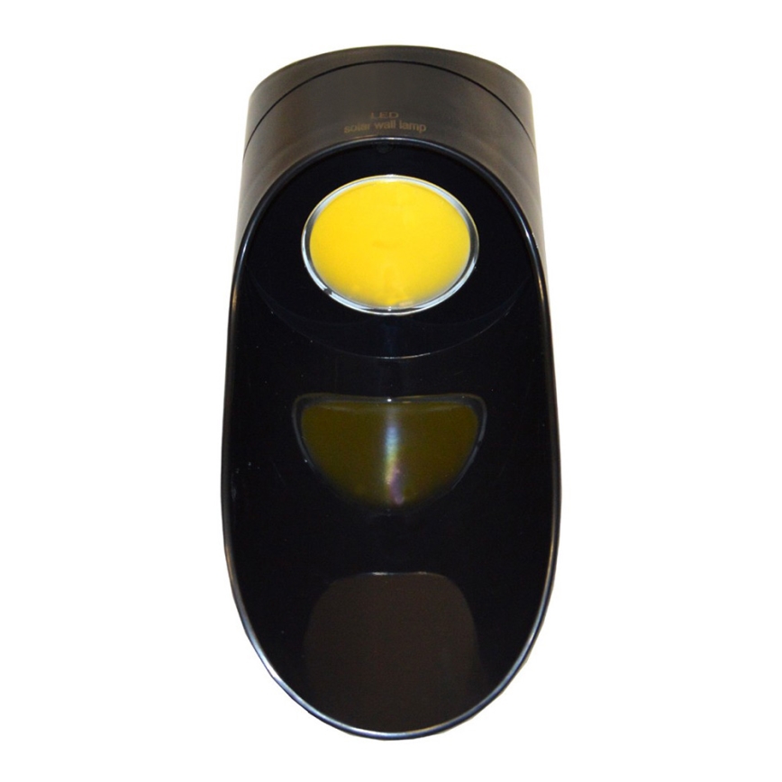 LED Solarna zidna rasveta PALESA LED/1W/3,7V IP65 1800 mAh crno