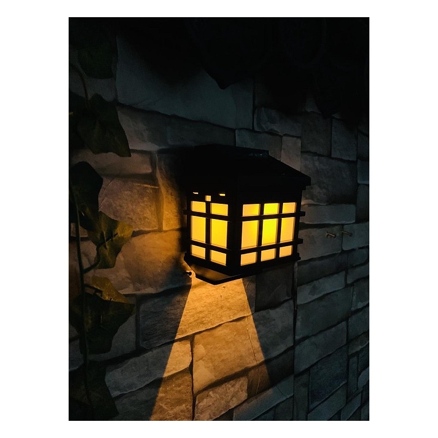 LED solarna zidna svetiljka sa senzorom sumraka LED/1,2V 600 mAh IP44