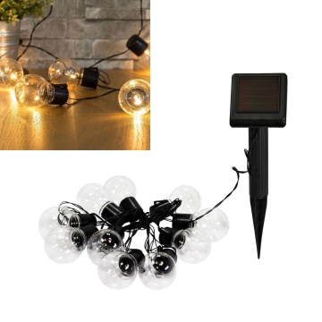 LED Solární dekorativni lanac LED/1,2V 3,8 m IP44