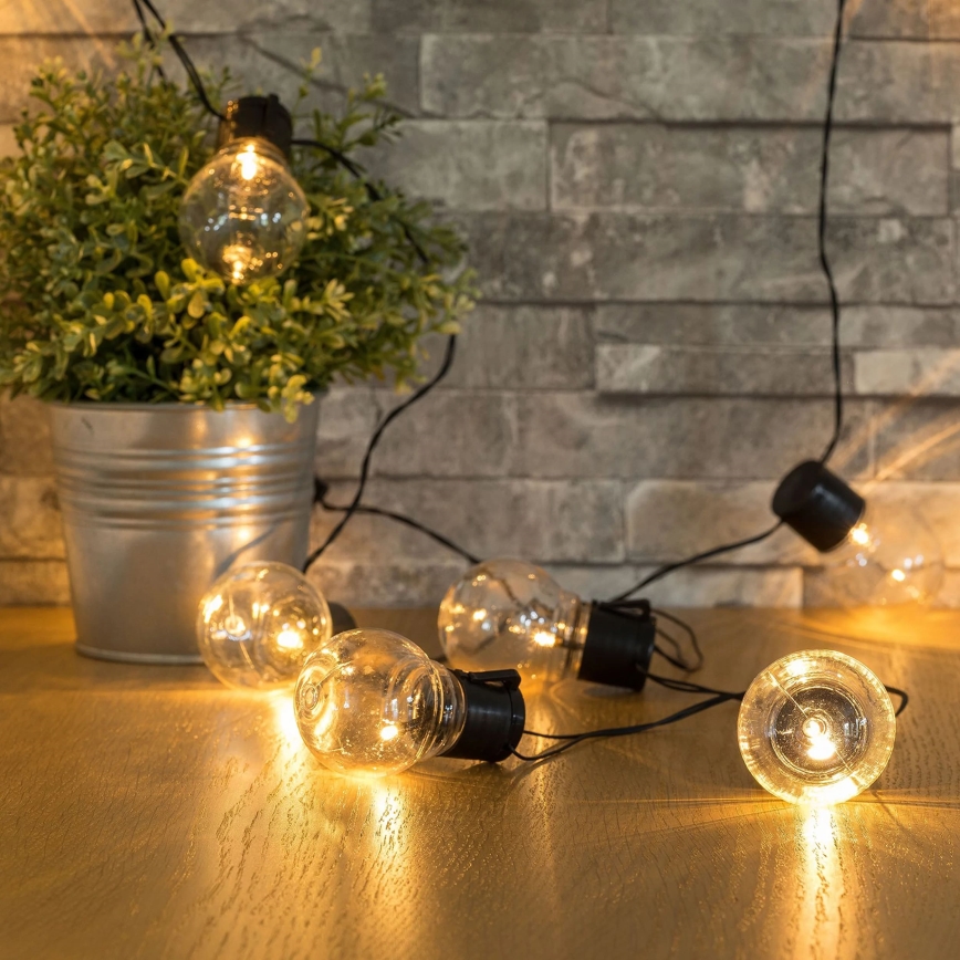 LED Solární dekorativni lanac LED/1,2V 3,8 m IP44