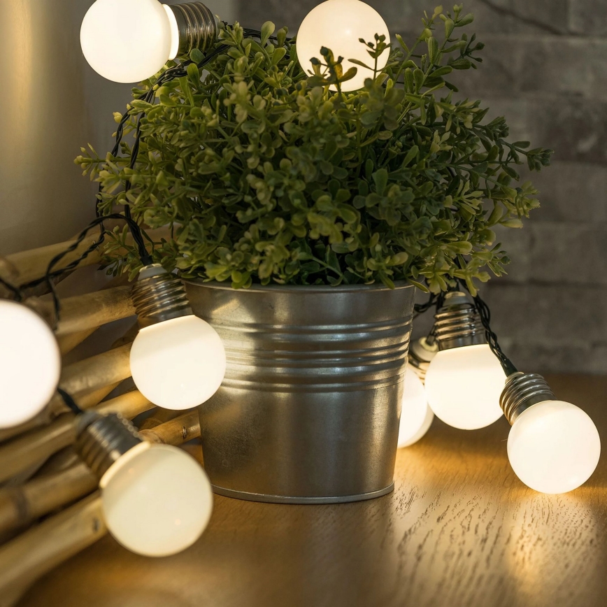 LED Solární dekorativni lanac LED/1,2V 3,8 m IP44