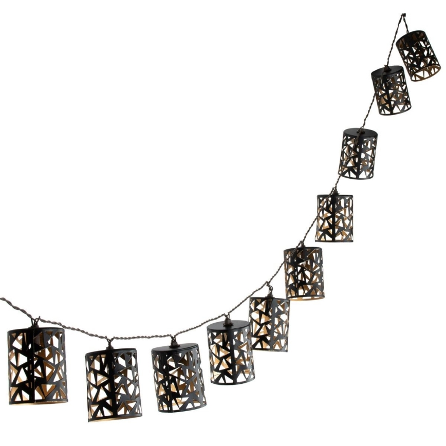 LED Solarni lanac 10xE12/3,65m IP44 topla bela