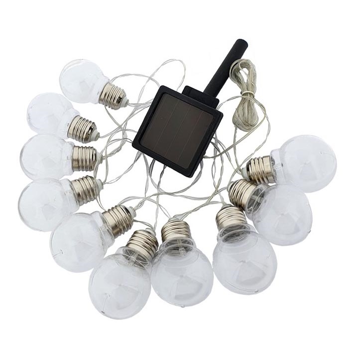 LED Solarni lanac 10xLED/2m IP44 topla bela