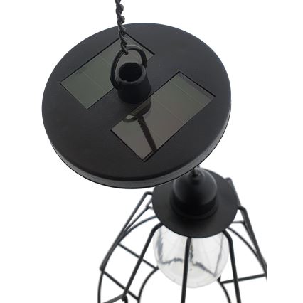 LED Solarni luster na sajli KATTY 1,2V IP44