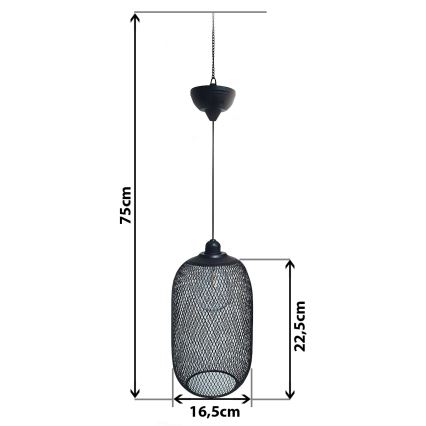 LED Solarni luster na sajli MEGGY 1,2V IP44