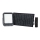 LED Solarni reflektor LED/15W/3,7V IP65 4000K crno + Daljinski upravljač