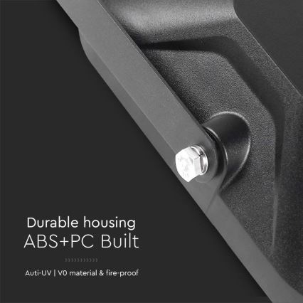 LED solarni reflektor sa senzorom LED/30W/6,4V 4000K 6000 mAh + daljinski upravljač