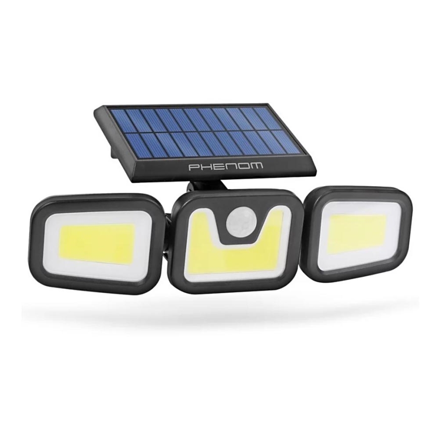 LED Solarni reflektor sa senzorom 3xLED/3,3W/5V IP65 2400 mAh