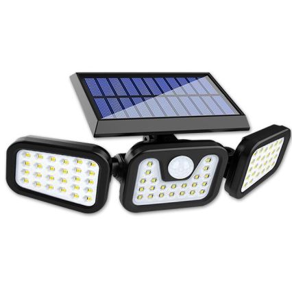 LED Fleksibilni solarni reflektor sa senzorom LED/15W/3,7V IP54 4500K