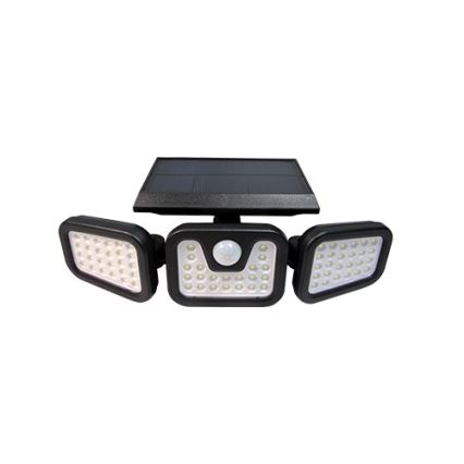 LED Fleksibilni solarni reflektor sa senzorom LED/15W/3,7V IP54 4500K