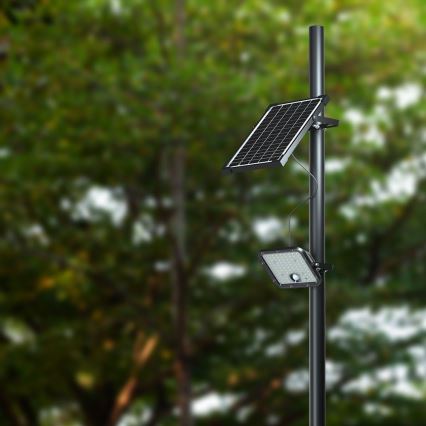 LED Solarni reflektor sa senzorom LED/30W/6,4V 4000K + Daljinski upravljač