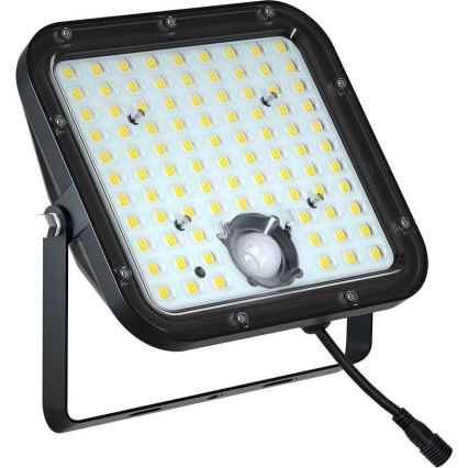 LED Solarni reflektor sa senzorom LED/30W/6,4V 4000K + Daljinski upravljač