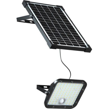 LED Solarni reflektor sa senzorom LED/30W/6,4V 4000K + Daljinski upravljač