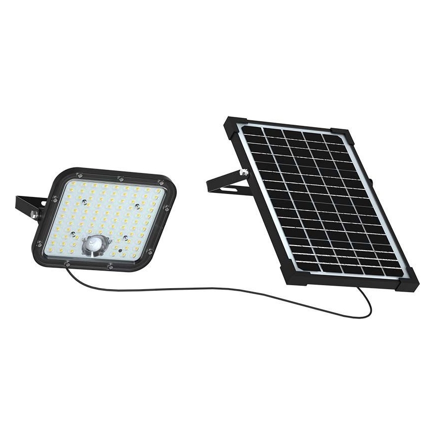 LED Solarni reflektor sa senzorom LED/30W/6,4V 4000K + Daljinski upravljač