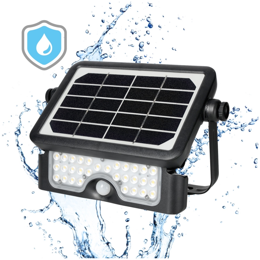 LED Solarni reflektor sa senzorom LED/5W/3,7V 4000K IP65 3000 mAh
