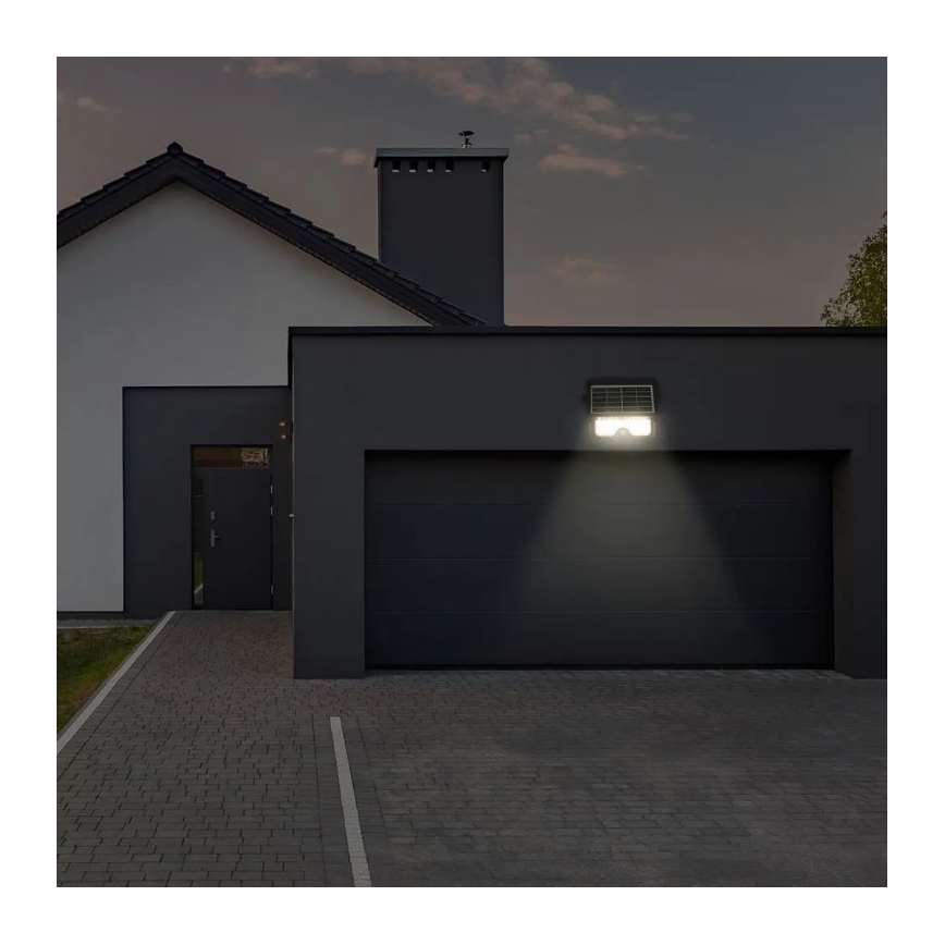 LED Solarni reflektor sa senzorom LED/5W/3,7V IP65 4000K 3000 mAh