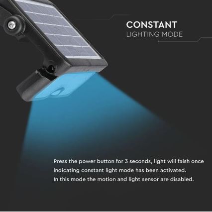 LED Solarni reflektor sa senzorom LED/5W/3,7V IP65 4000K 3000 mAh