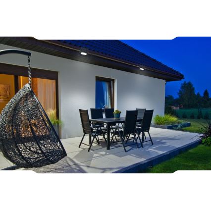 LED Solarni reflektor sa senzorom za pokret i dan/noć NOCTIS LED/2W/1800 mAh 3,7V 6000K IP65