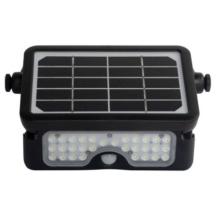 LED Solarni reflektor sa senzorom za pokret i dan/noć EPAD LED/5W/3000 mAh 3,7V 4000K IP65