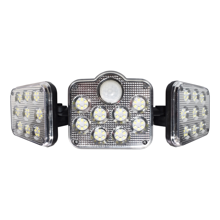 LED solarni reflektor sa senzorom pokreta i sumraka LED/20W/3,7V 1200 mAh IP44 + daljinski upravljač