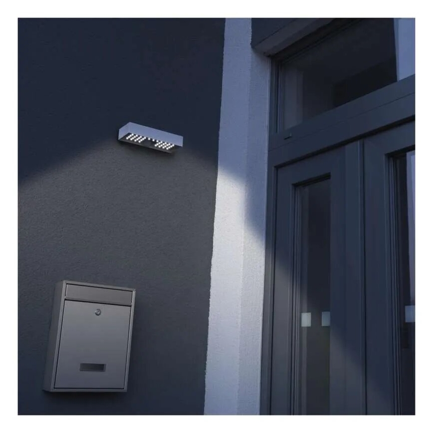 LED solarni reflektor sa senzorom pokreta, LED 3,7 V 3000 mAh, 4000 K, IP65, bela