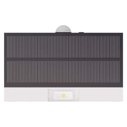 LED Solarni reflektor sa senzorom pokreta LED/3,7V 1200mAh 4000K IP65 bela