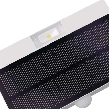 LED Solarni reflektor sa senzorom pokreta LED/3,7V 1200mAh 4000K IP65 bela