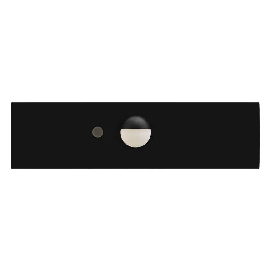 LED solarni reflektor sa senzorom pokreta LED/3,7V 1200mAh 4000K IP65 crna