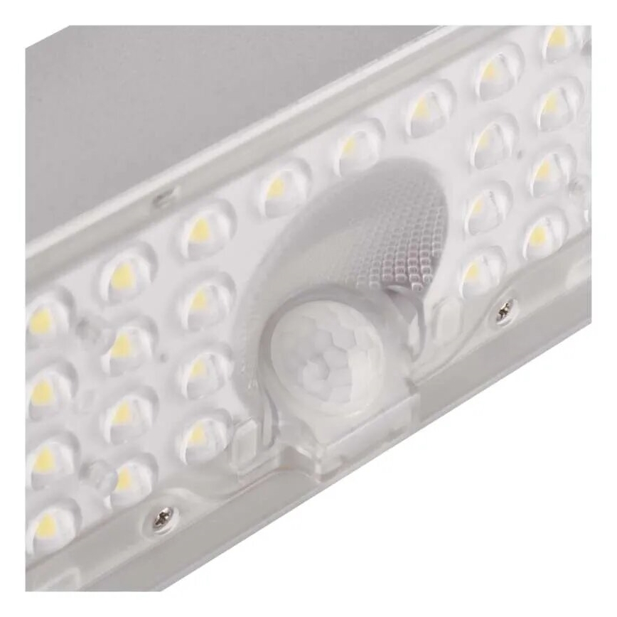 LED Solarni reflektor sa senzorom pokreta LED/3,7V 3000mAh 4000K IP65 bela