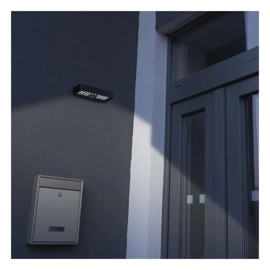 LED solarni reflektor sa senzorom pokreta LED/3,7V 3000mAh 4000K IP65 crn