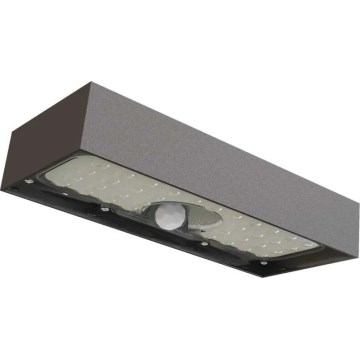 LED Solarni reflektor sa senzorom pokreta LED/3,7V 3000mAh 4000K IP65 crno