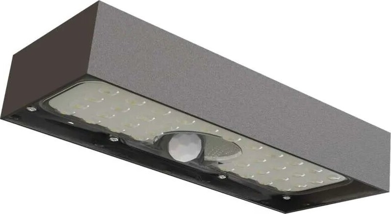 LED Solarni reflektor sa senzorom pokreta LED/3,7V 3000mAh 4000K IP65 crno