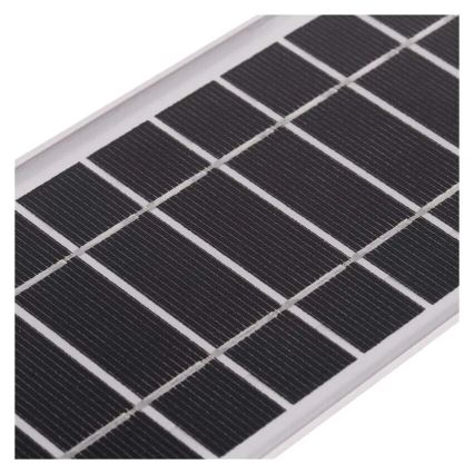 LED Solarni reflektor sa senzorom pokreta LED/3,7V 3000mAh 4000K IP65 crno