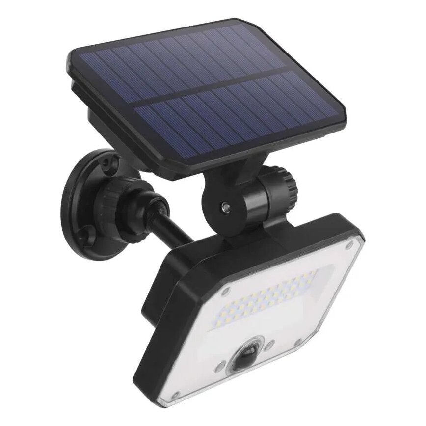 LED Solarni reflektor sa senzorom pokreta SPILO LED/3,7V 3600mAh 4000K IP54 + Daljinski upravljač